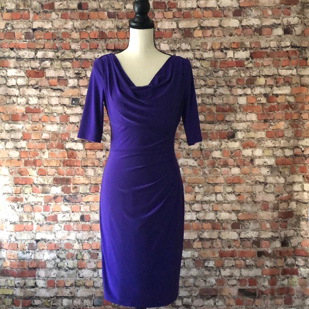 Lauren Ralph Lauren Cowl Neck Dress